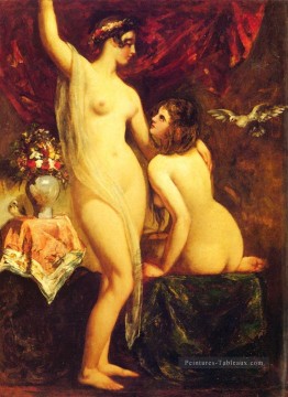 William Etty œuvres - Deux nus dans un intérieur William Etty
